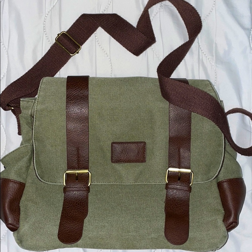 Olive Green Messsenger Bag
